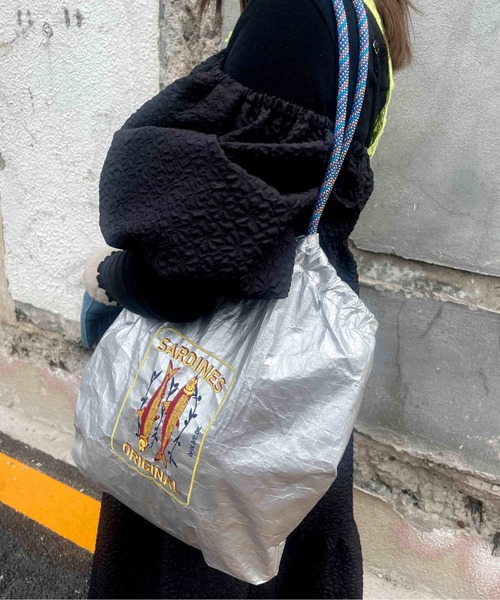 「Casselini」 トートバッグ FREE シルバー レディース_画像7