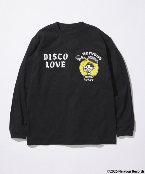 tシャツ Nervous Records / ナーヴァス・レコーズ × A-1 CLOTHING  ロンT メンズの画像