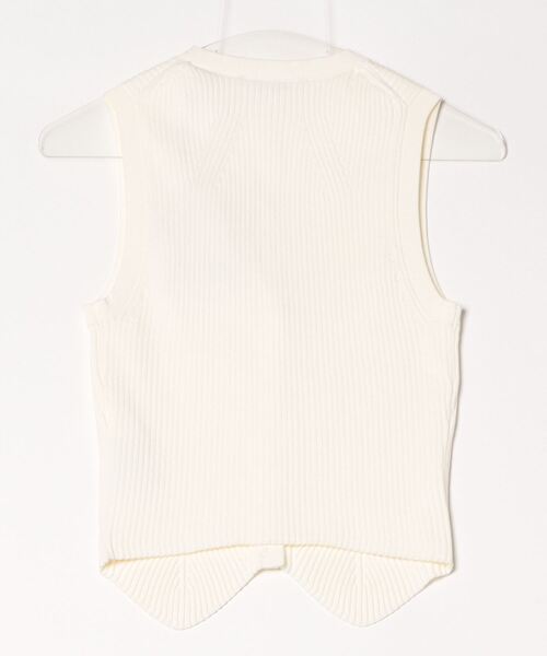 ALLSAINTS」 ニットベスト M ホワイト レディース (W)WEST TANK