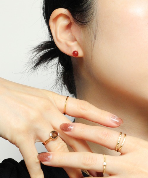 「NOIR DE POUPEE」 ピアス（両耳用） FREE ブラック レディース_画像8