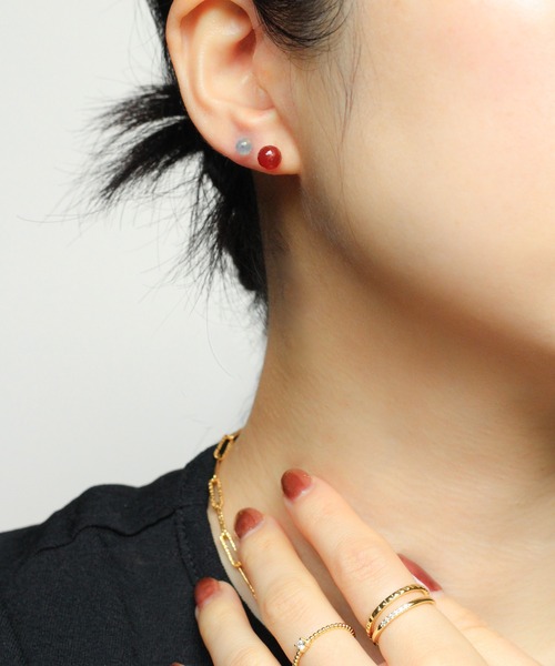 「NOIR DE POUPEE」 ピアス（両耳用） FREE ブラック レディース_画像9