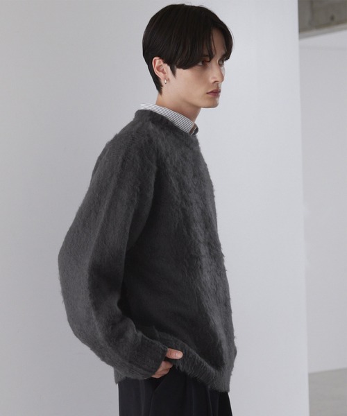 「LUENNA」 長袖ニット S ブルー メンズ_画像9
