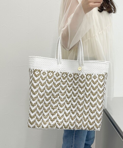 「Letra」 かごバッグ FREE グリーン レディース_画像3
