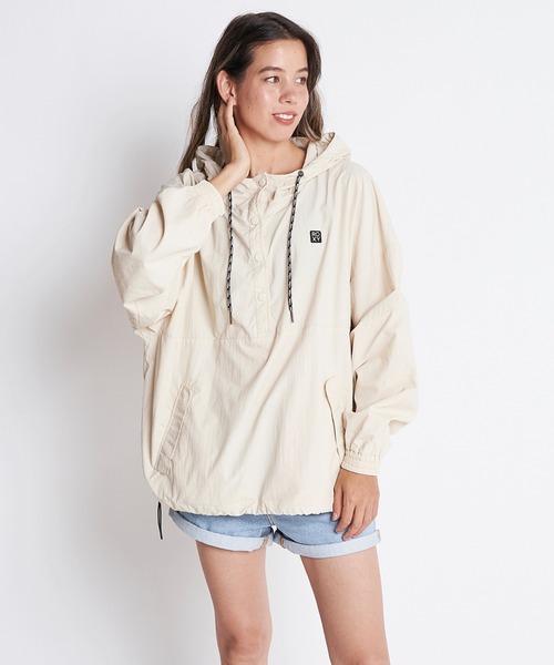 「ROXY」 ナイロンブルゾン SMALL ベージュ レディース_画像9