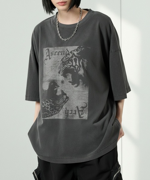 tシャツ 「Alfred Alex」Animal Graphic Tee / ヴィンテージライク