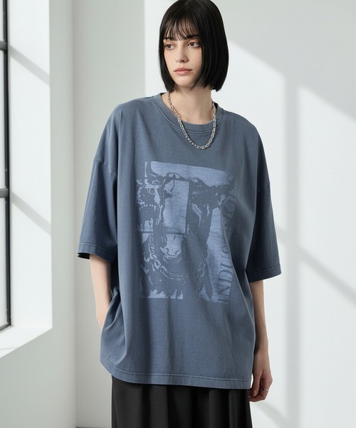 tシャツ 「Alfred Alex」Animal Graphic Tee / ヴィンテージライク