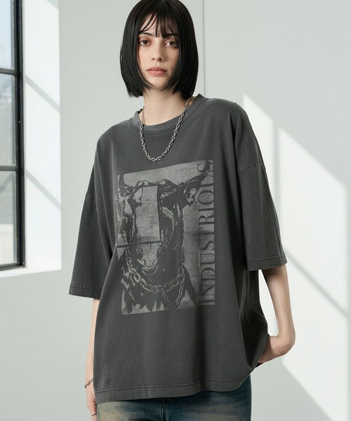 tシャツ 「Alfred Alex」Animal Graphic Tee / ヴィンテージライク