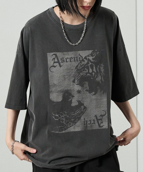 tシャツ 「Alfred Alex」Animal Graphic Tee / ヴィンテージライク