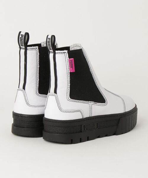 「PUMA」 ショートブーツ 23.5cm ブラック レディース_画像3