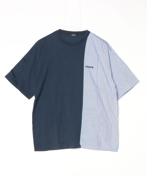 ZUCCa（ズッカ） 半袖Tシャツ M size ネイビー メンズ : ZOZOTOWN 