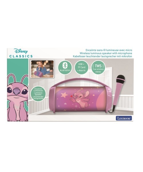 ディズニーストア スティッチ Bluetoothスピーカー ライト Disney（ディズニー） おもちゃ スティッチ＆エンジェル ライトアップ