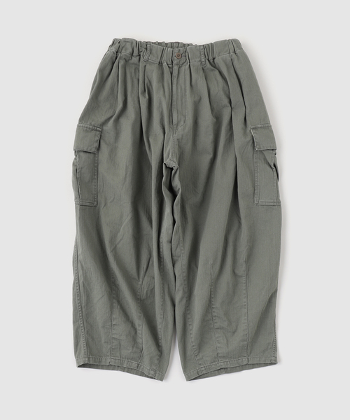 is-ness（イズネス） カーゴパンツ Herringbone 6-Pocket Pants メンズ