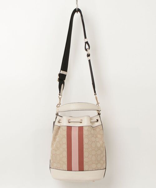 COACH ベージュ/ホワイトレザー 2WAYバッグ COACH（コーチ） 2WAYバッグ - ベージュ レディース : ZOZOTOWN Yahoo