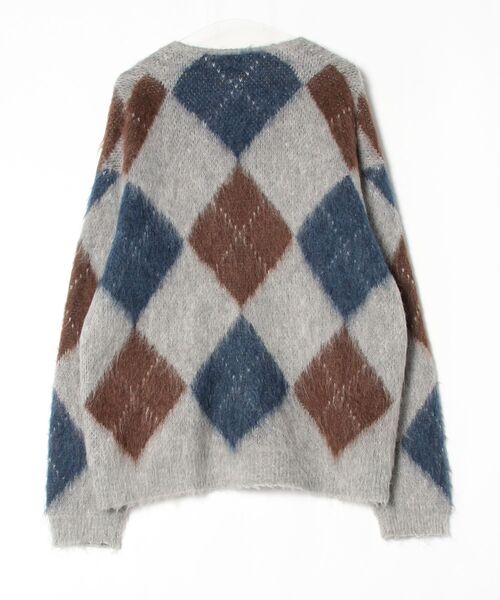 「BEAUTY\u0026YOUTH UNITED ARROWS」 ニットカーディガン X-LARGE グレー メンズの画像