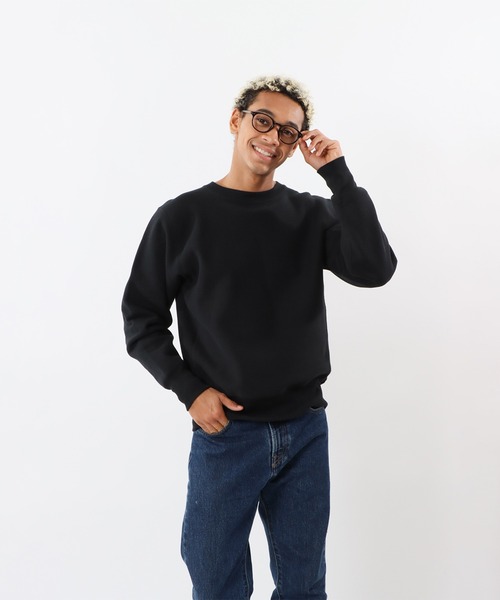 「Champion」 スウェットカットソー X-LARGE ダークネイビー メンズの画像