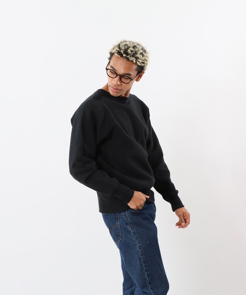 「Champion」 スウェットカットソー X-LARGE ダークネイビー メンズの画像