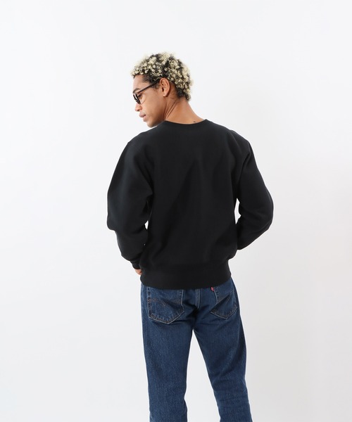 「Champion」 スウェットカットソー X-LARGE ダークネイビー メンズの画像