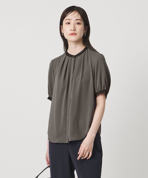 m1987y　UNITED ARROWS ショートスリーブ ブラウス UNITED ARROWS（ユナイテッドアローズ） ブラウス シャツ バイカラー