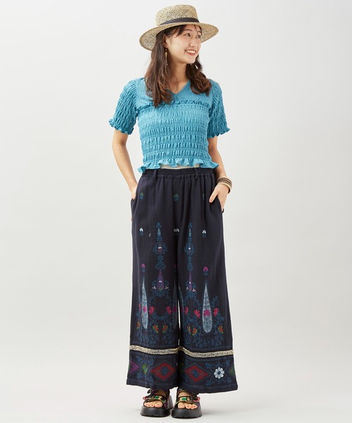 チャイハネ（CAYHANE） パンツ 「チャイハネ」アナーシャ刺繍パンツ