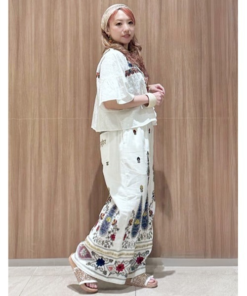 チャイハネ（CAYHANE） パンツ 「チャイハネ」アナーシャ刺繍パンツ