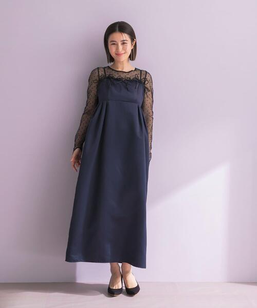 andresd ドレス ドレス ANDRESD RIBBONS DRESS×SHEER TOPS : ZOZOTOWN Yahoo!店 - 通販