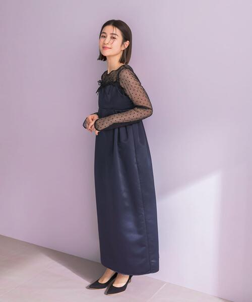 ANDRESD オケージョンドレス ドレス ANDRESD RIBBONS DRESS×SHEER TOPS : ZOZOTOWN Yahoo!店 - 通販