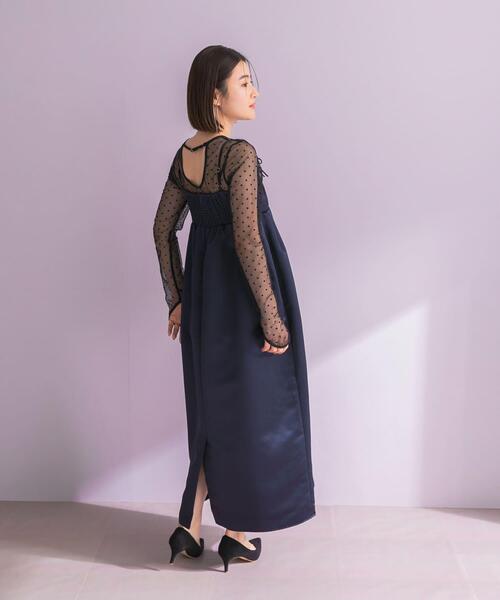 ドレス ANDRESD RIBBONS DRESS×SHEER TOPS : ZOZOTOWN Yahoo!店 - 通販