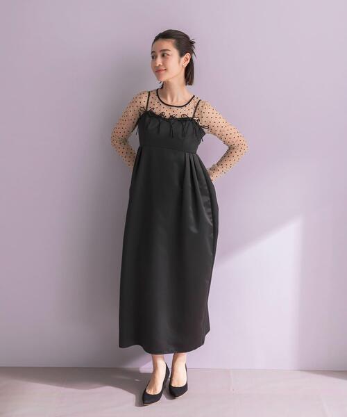 ドレス ANDRESD RIBBONS DRESS×SHEER TOPS : ZOZOTOWN Yahoo!店 - 通販