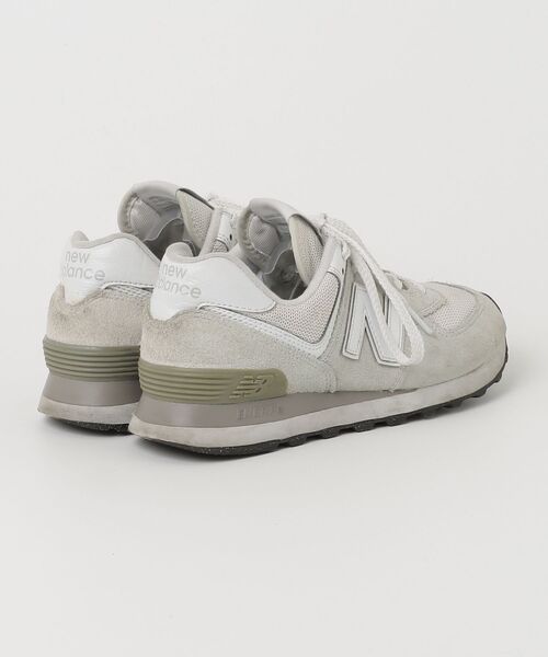 「New Balance」 ローカットスニーカー 22.5cm ベージュ レディース_画像2