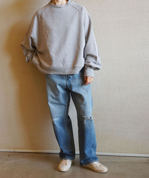 「JOURNAL STANDARD LUXE」 スウェットカットソー - ブラック レディース_画像2