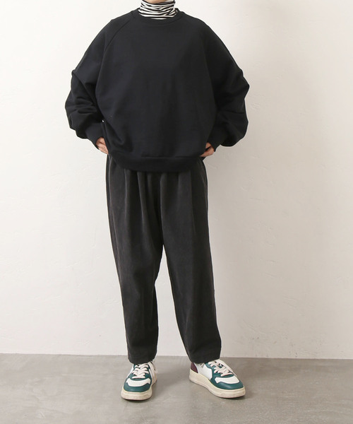 「JOURNAL STANDARD LUXE」 スウェットカットソー - ブラック レディース_画像3