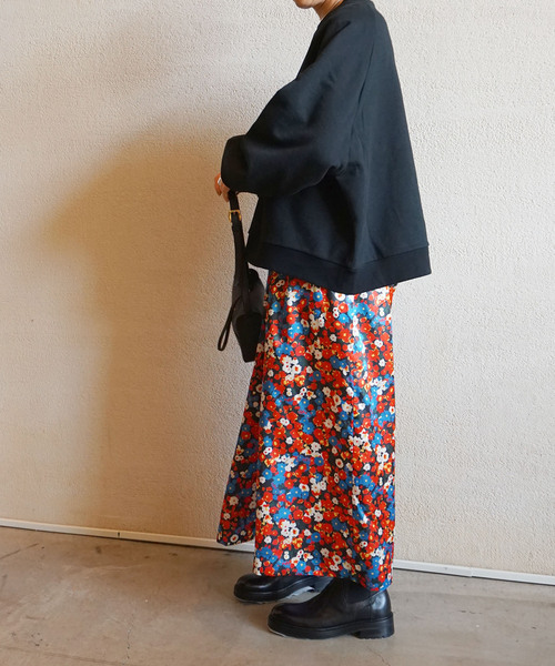 「JOURNAL STANDARD LUXE」 スウェットカットソー - ブラック レディース_画像4