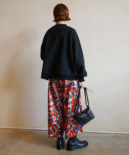 「JOURNAL STANDARD LUXE」 スウェットカットソー - ブラック レディース_画像7