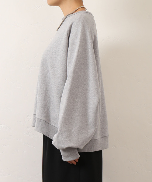 「JOURNAL STANDARD LUXE」 スウェットカットソー - ブラック レディース_画像8