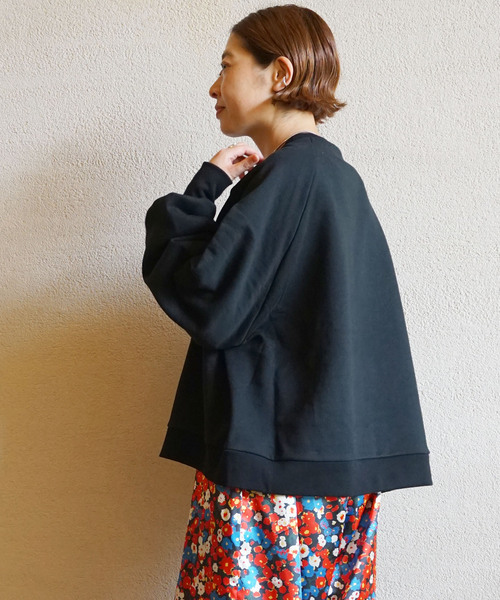 「JOURNAL STANDARD LUXE」 スウェットカットソー - ブラック レディース_画像9