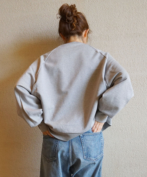 「JOURNAL STANDARD LUXE」 スウェットカットソー - ブラック レディース_画像10