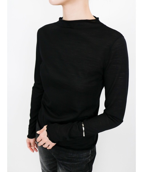 「JOHN LAWRENCE SULLIVAN」 長袖カットソー ONE SIZE グレー レディース_画像3