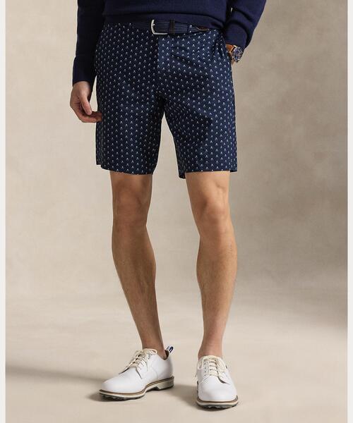 パンツ 9インチ テーラード フィット ストレッチ プリント ショートパンツ メンズの画像