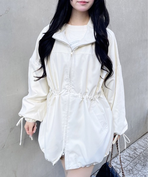 「INGNI」 マウンテンパーカー M ライトベージュ レディース_画像2