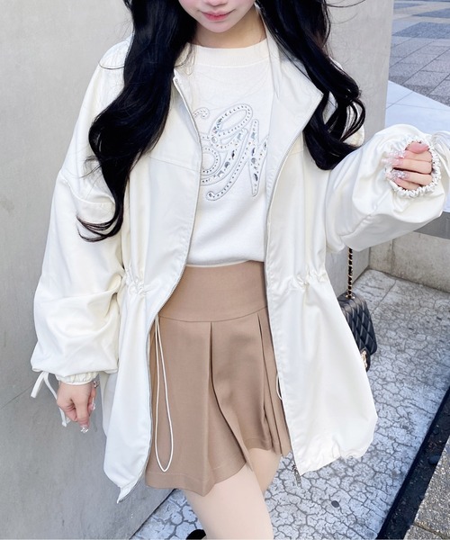 「INGNI」 マウンテンパーカー M ライトベージュ レディース_画像4