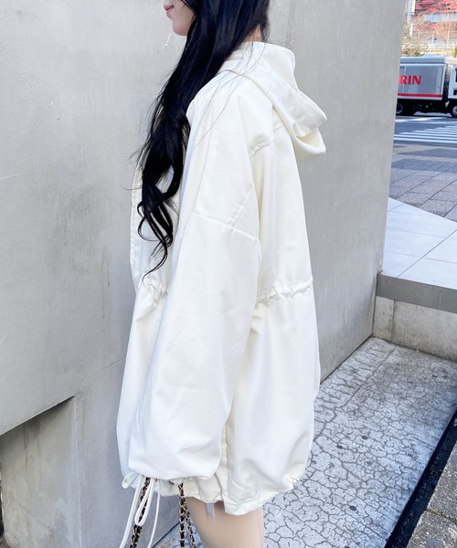 「INGNI」 マウンテンパーカー M ライトベージュ レディース_画像6