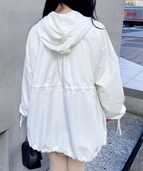 「INGNI」 マウンテンパーカー M ライトベージュ レディース_画像7