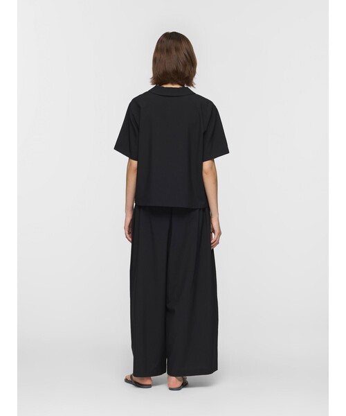 ワイドパンツ パンツ mizuiro ind ワイドイージーパンツ レディースの画像