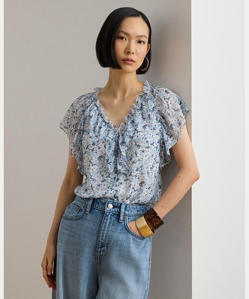 LAUREN RALPH LAUREN（ローレン ラルフローレン） ブラウス シャツ 