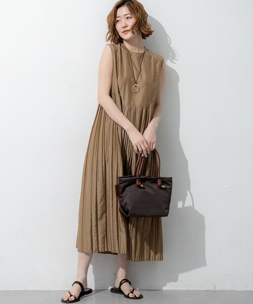 23区（ニジュウサンク） ワンピース プリーツコンビ ワンピース