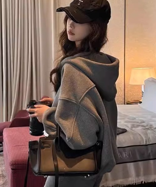 「.KOM」 セットアップ S グレー レディース_画像2