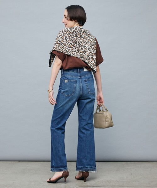 「Rie Miller」 デニムパンツ S インディゴブルー レディース_画像3