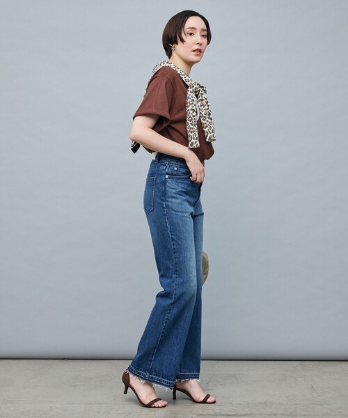 「Rie Miller」 デニムパンツ S インディゴブルー レディース_画像5