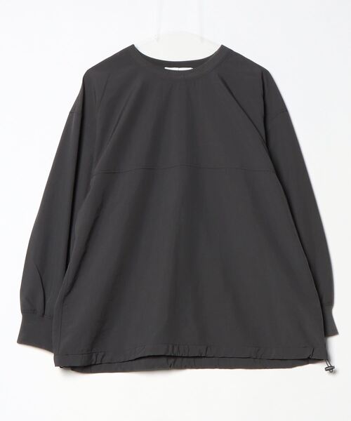「quaranciel」 長袖カットソー ONE SIZE チャコールグレー レディース_画像2