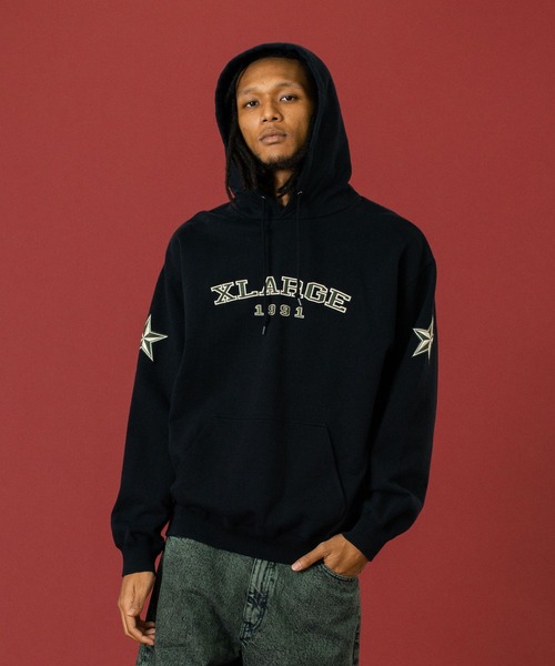 XLARGE（エクストラ ラージ） プルオーバーパーカー X-LARGE ブラック